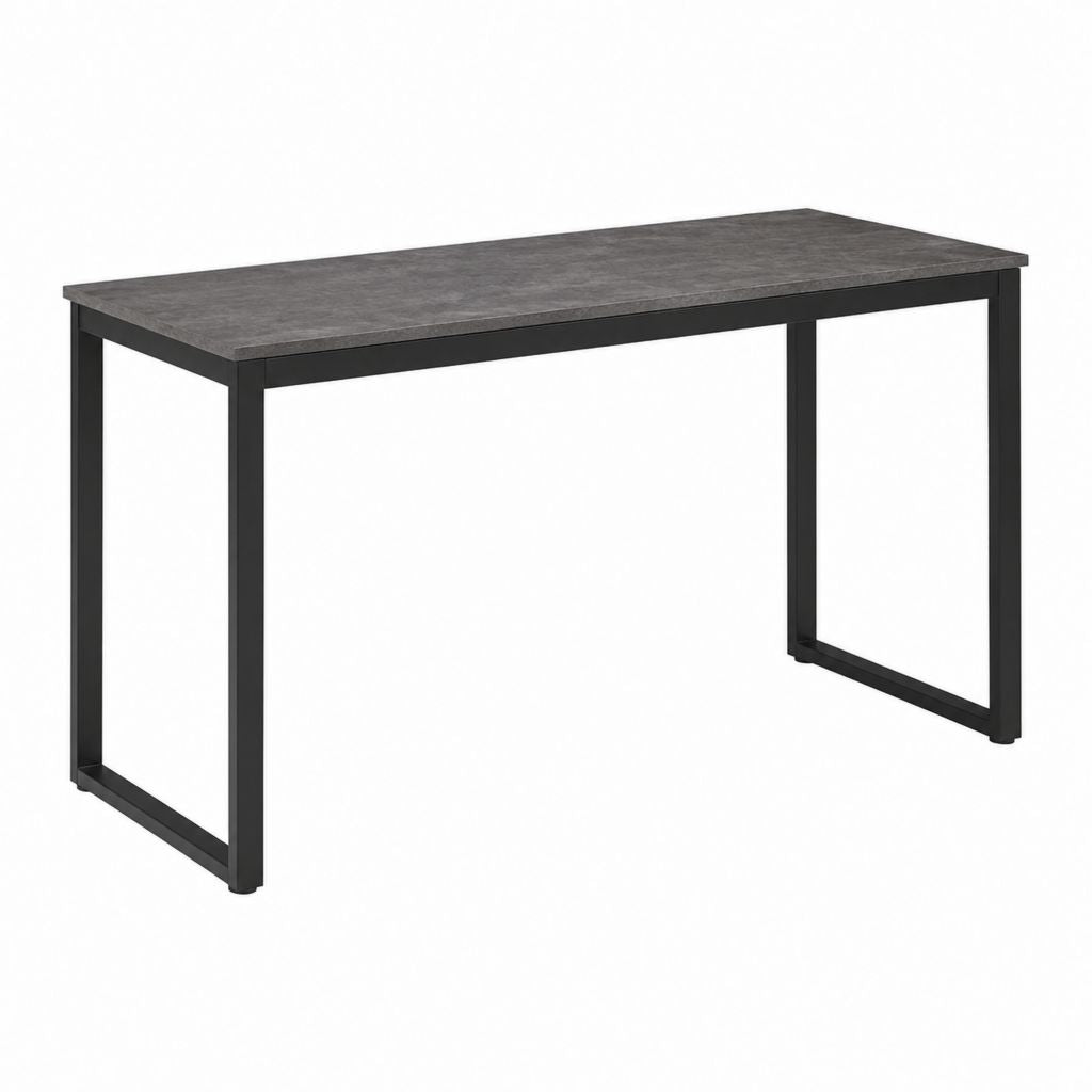 Esstisch Grau Spanplatte Betonoptik Rechteckig 120 x 60 x 75 cm