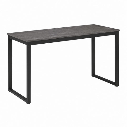 Esstisch Grau Spanplatte Betonoptik Rechteckig 120 x 60 x 75 cm